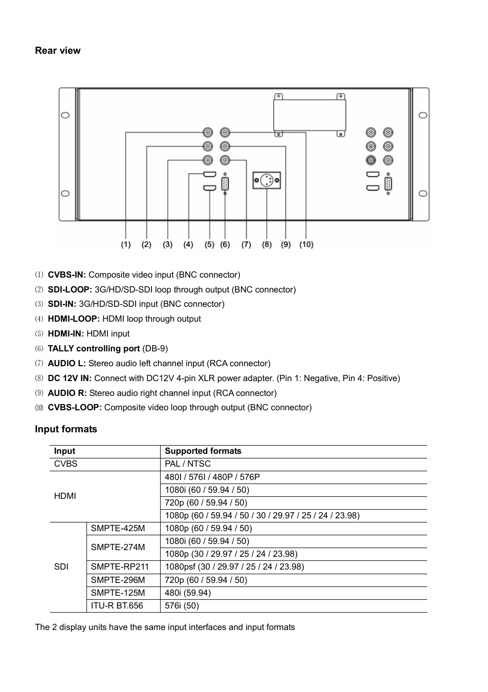 SWIT Electronics M-1090H User Manual | Page 6 / 12