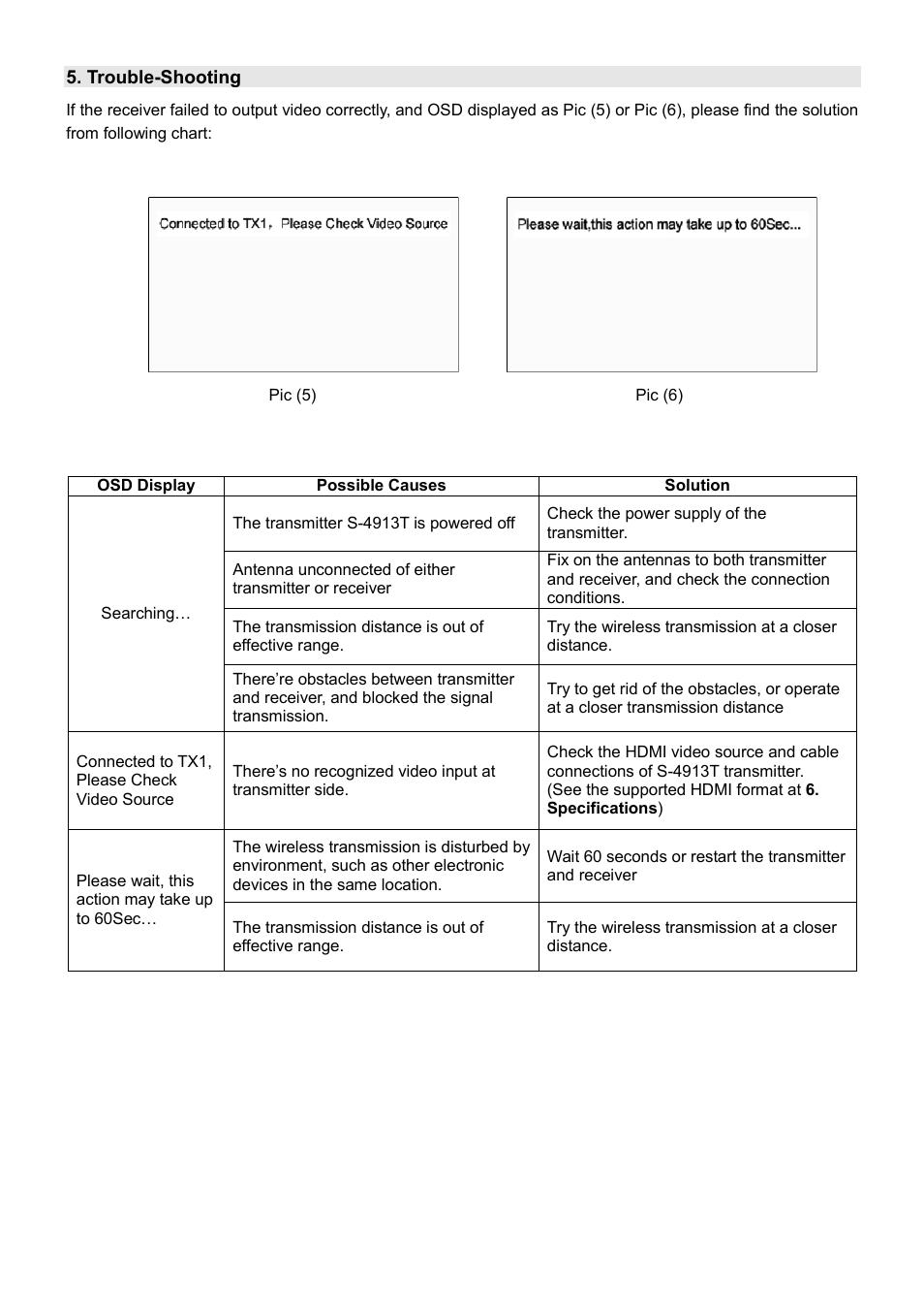 SWIT Electronics S-4913R User Manual | Page 8 / 12