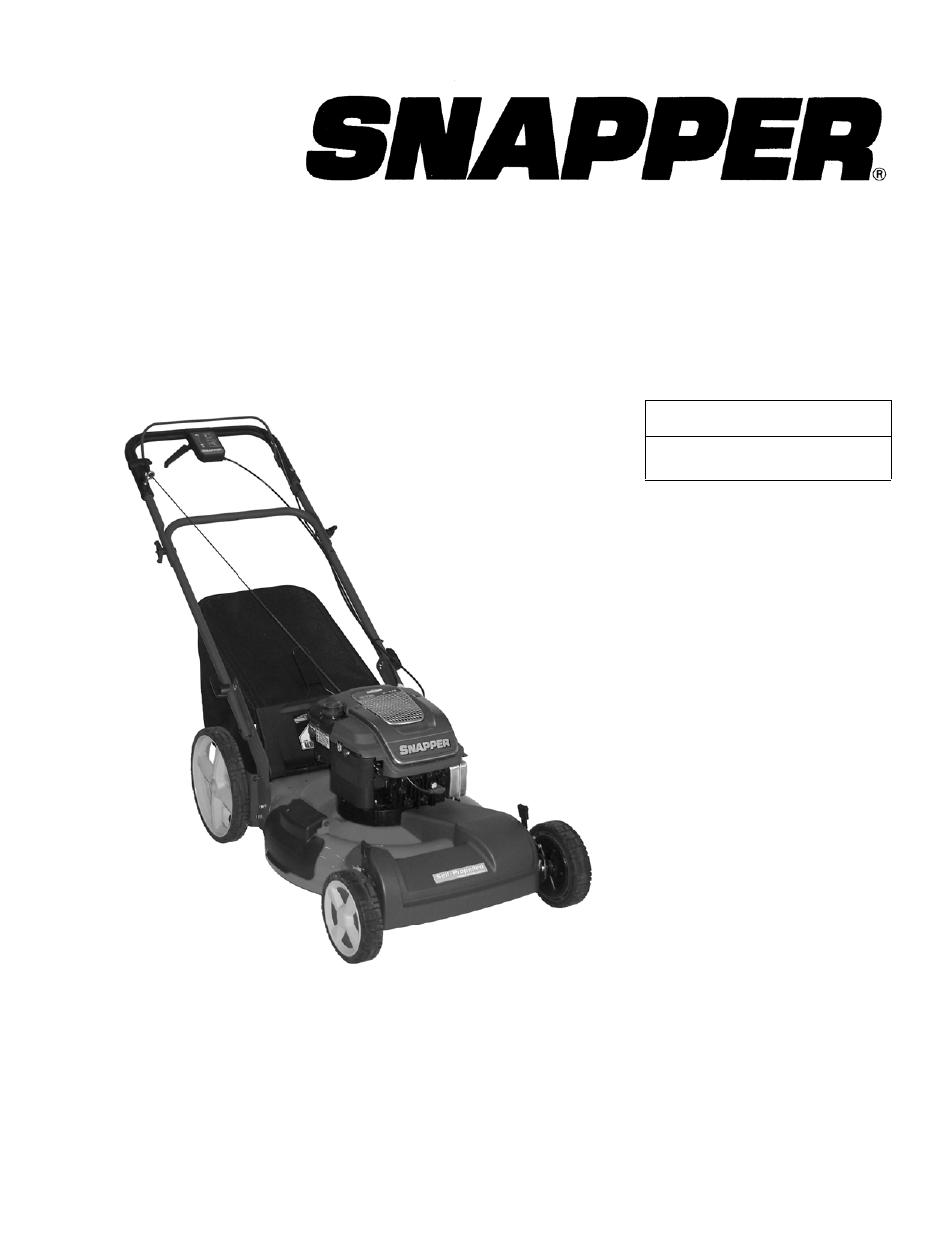 Briggs & Stratton NSPV22675HW User Manual | 20 pages