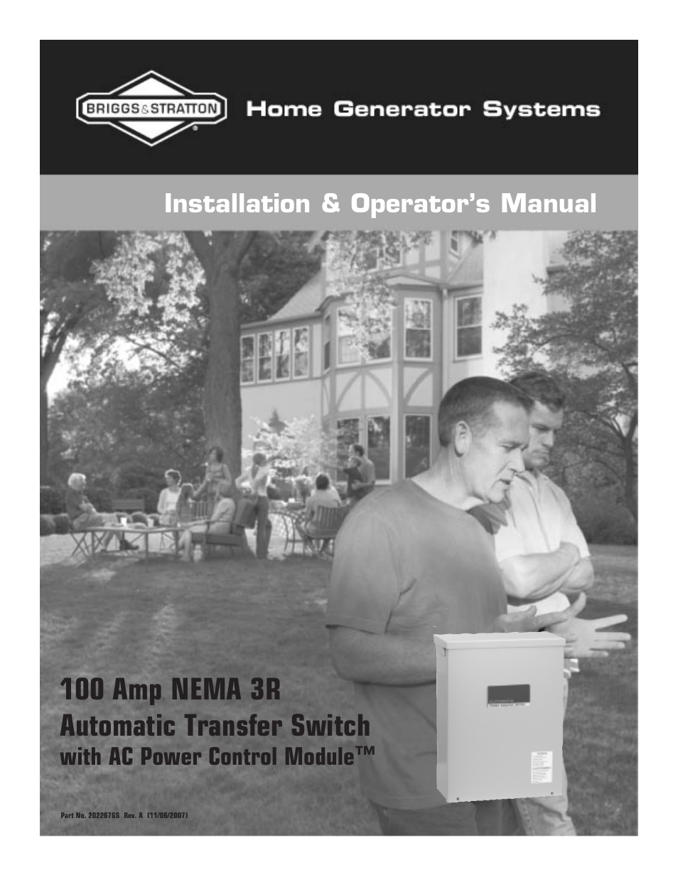 Briggs & Stratton NEMA 3R User Manual | 40 pages