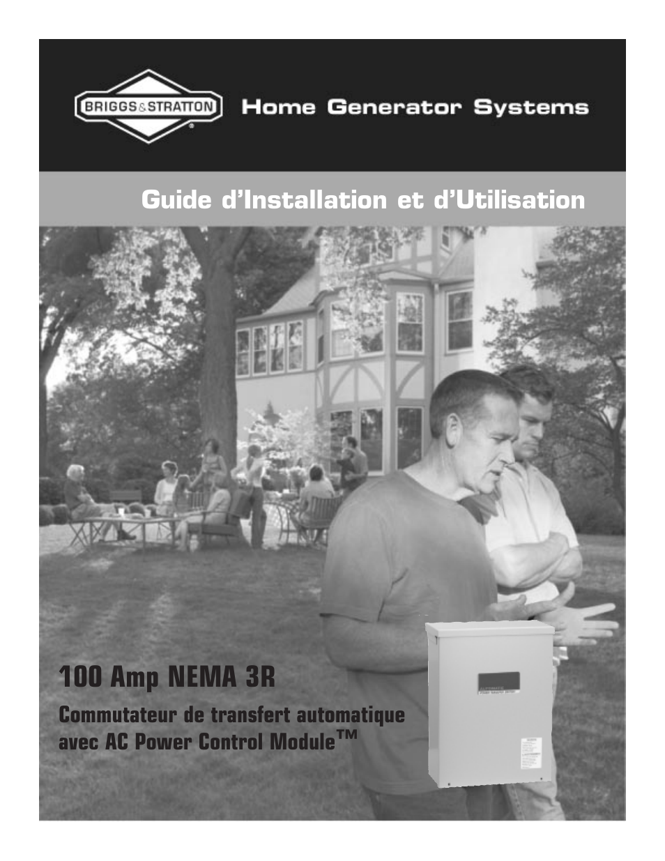 100 amp nema 3r | Briggs & Stratton NEMA 3R User Manual | Page 29 / 40