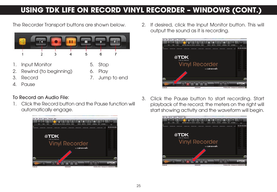 TDK TVT1001 User Manual | Page 25 / 36