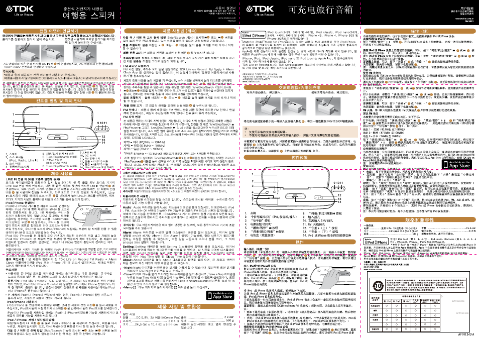 TDK TAC3521 FM Radio + Alarm Clock App User Manual | Page 2 / 3