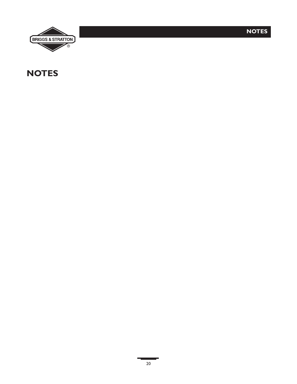 Briggs & Stratton 71009 User Manual | Page 20 / 44