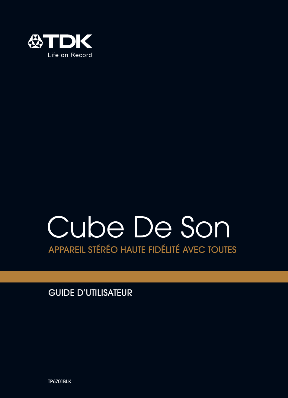 63952341b_tp6701blk_soundcube_userguide_fr_web, 63952341a_tp6701blk_soundcube_userguide_fr_1, Cube de son | TDK TP6701 Sound Cube User Manual | Page 27 / 73