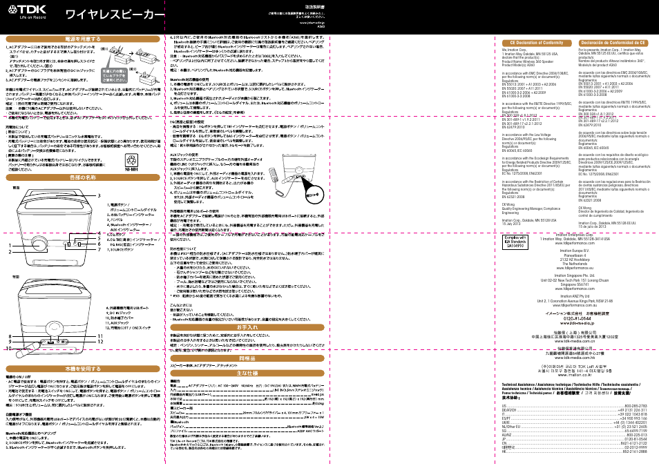 TDK A360 Wireless - User Manual User Manual | Page 6 / 6
