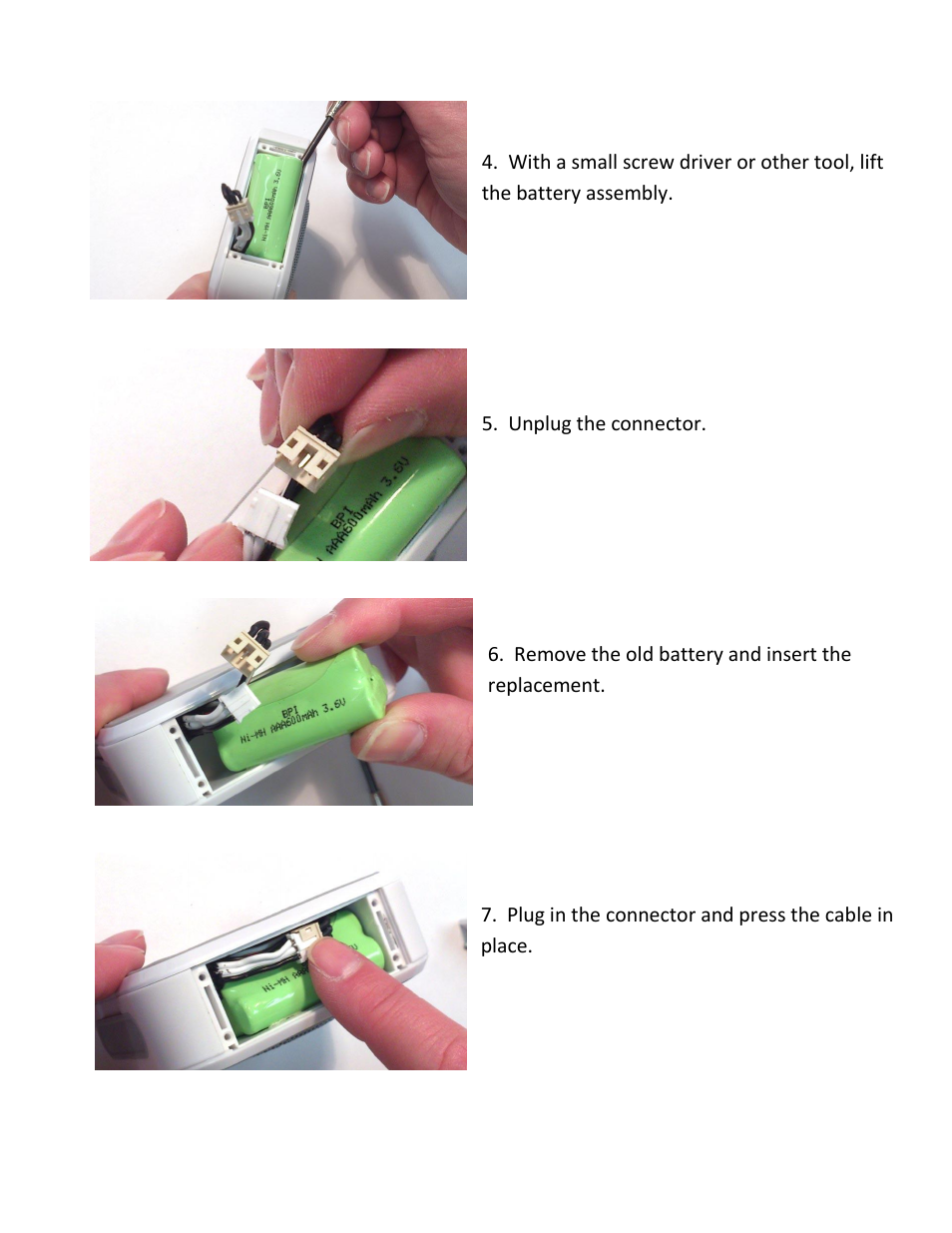 TDK TREK Micro Wireless - Battery replacement instructions User Manual | Page 2 / 3