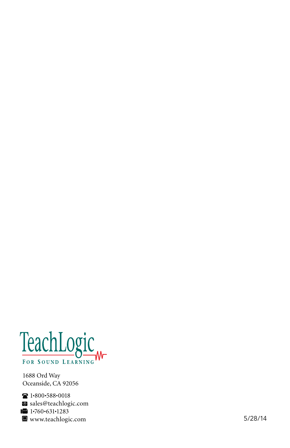 TeachLogic Forum 232 User Manual | Page 24 / 24