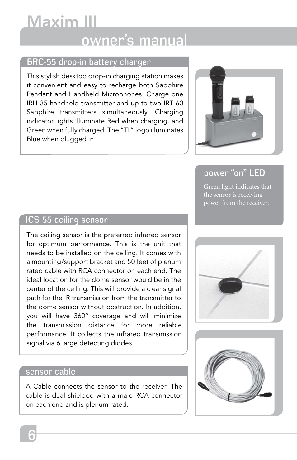 Maxim iii, Owner’s manual | TeachLogic Maxim III User Manual | Page 12 / 28