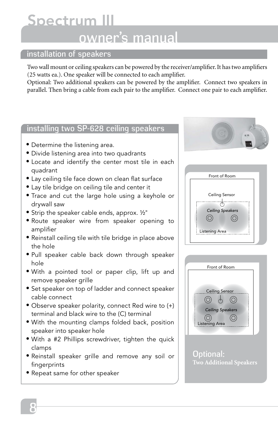 Spectrum iii, Owner’s manual | TeachLogic Spectrum III User Manual | Page 14 / 28