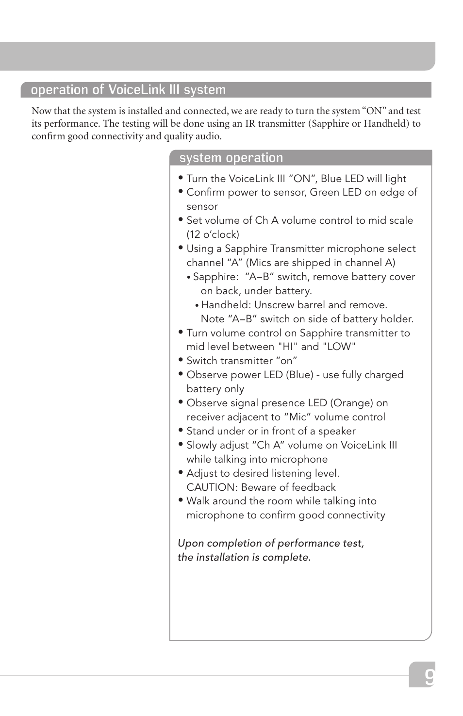 TeachLogic VOICELINK III User Manual | Page 15 / 24
