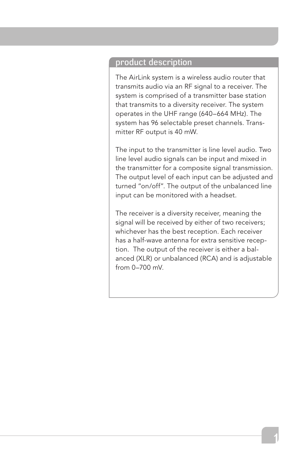 TeachLogic Airlink UHF Wireless Mic System User Manual | Page 7 / 16