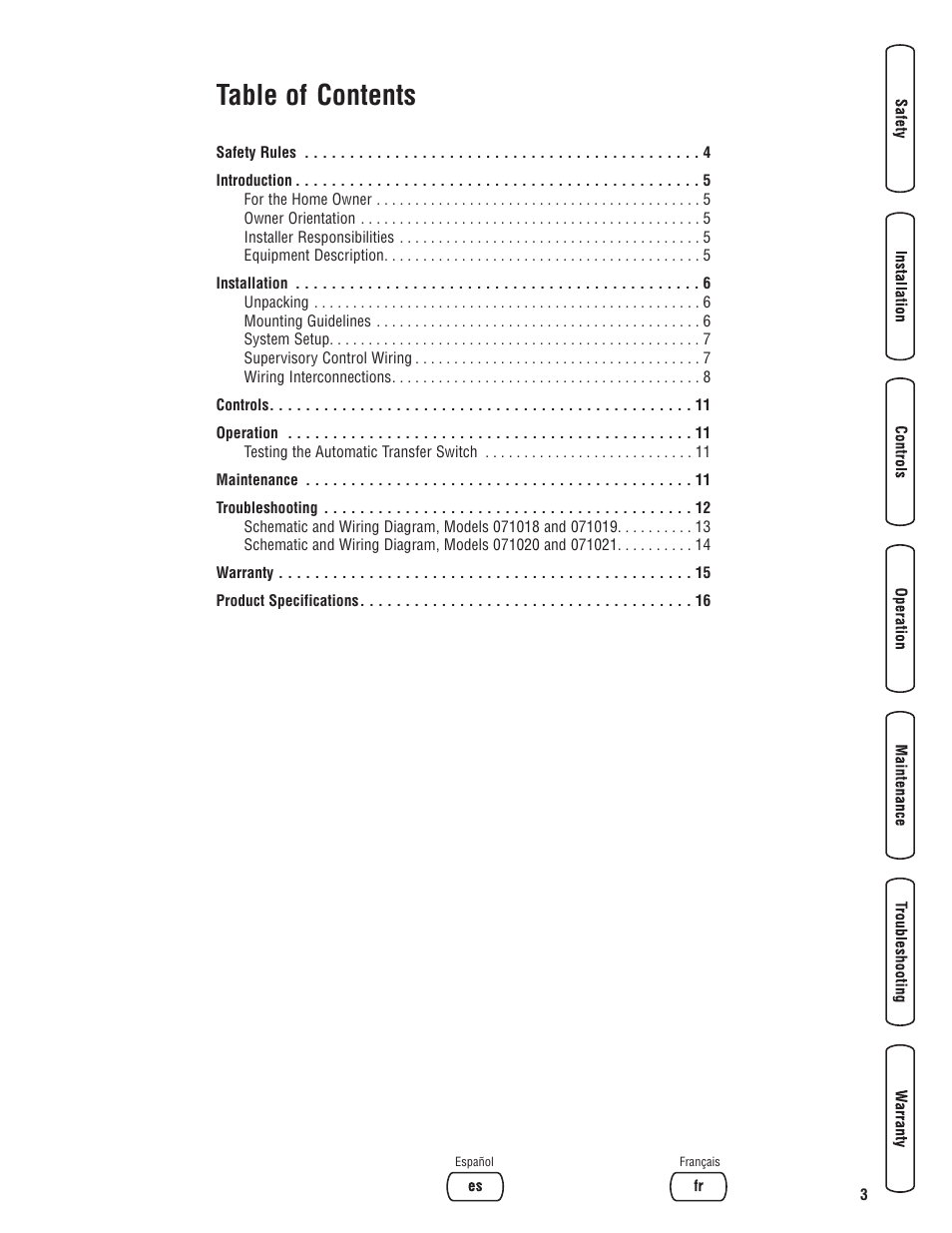 Briggs & Stratton 071019 User Manual | Page 3 / 44