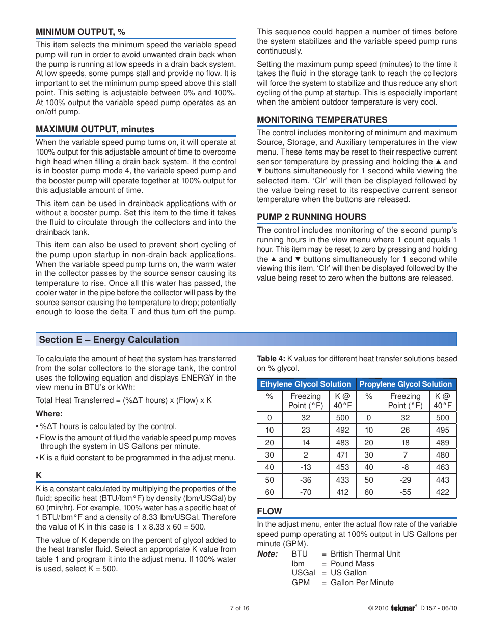 tekmar 157 Difference Setpoint Control User Manual | Page 7 / 16