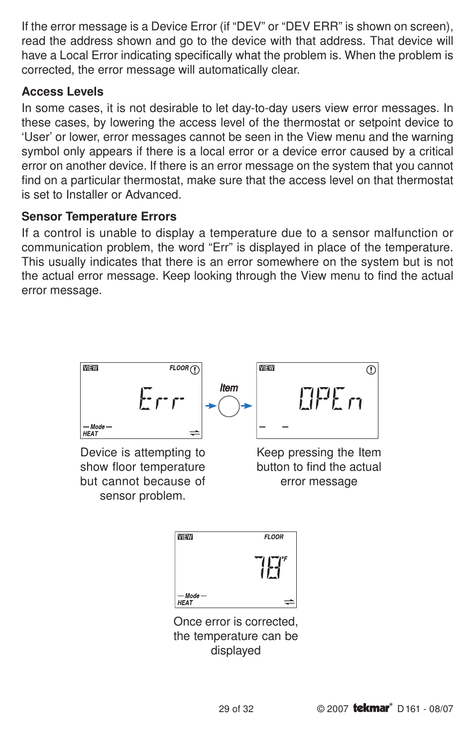 tekmar 161 Setpoint Control Installation User Manual | Page 29 / 36