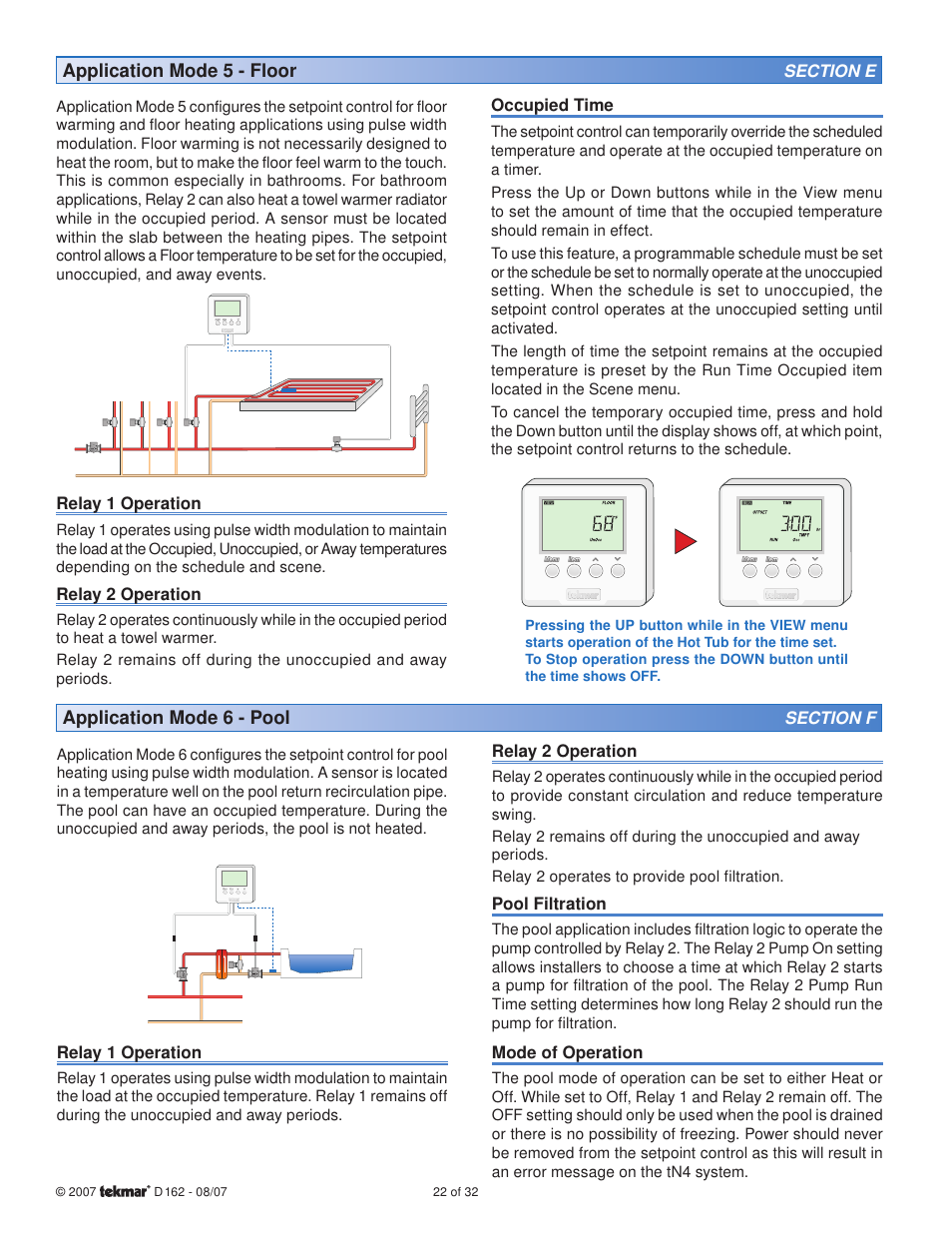 tekmar 162 Setpoint Control Installation User Manual | Page 22 / 32