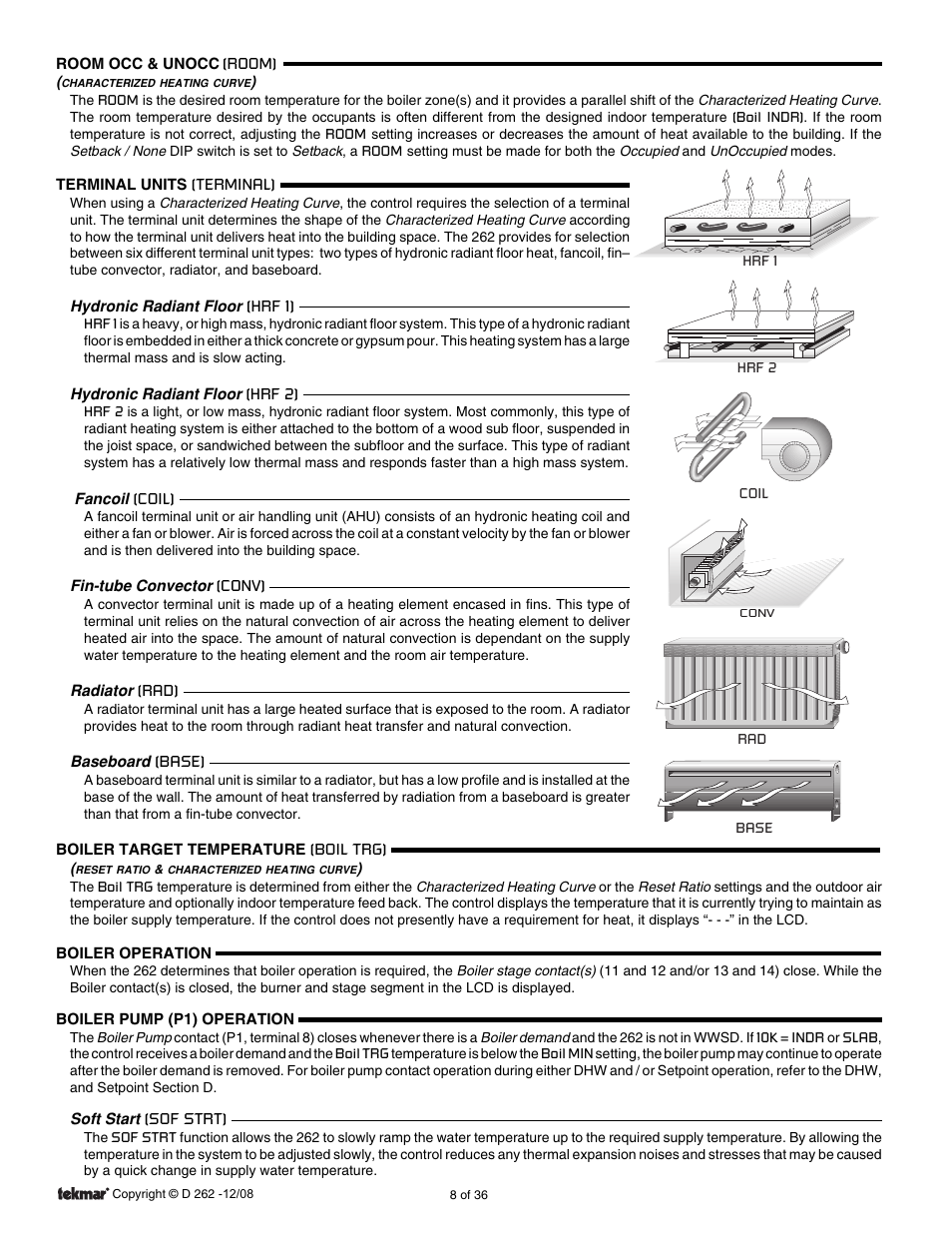 tekmar 262 Boiler Control Installation User Manual | Page 8 / 36