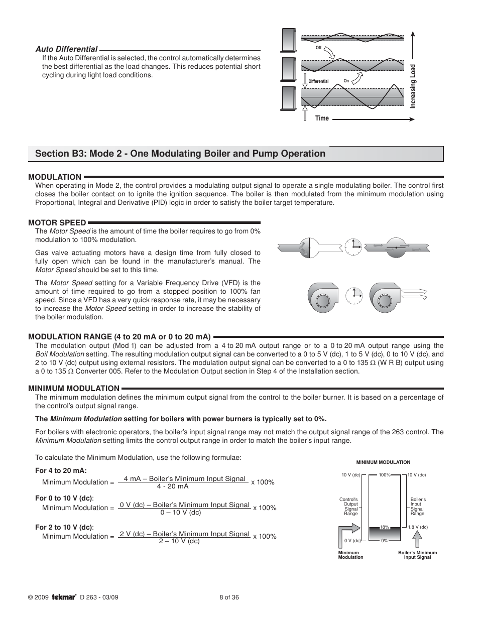 tekmar 263 Boiler Control User Manual | Page 8 / 36