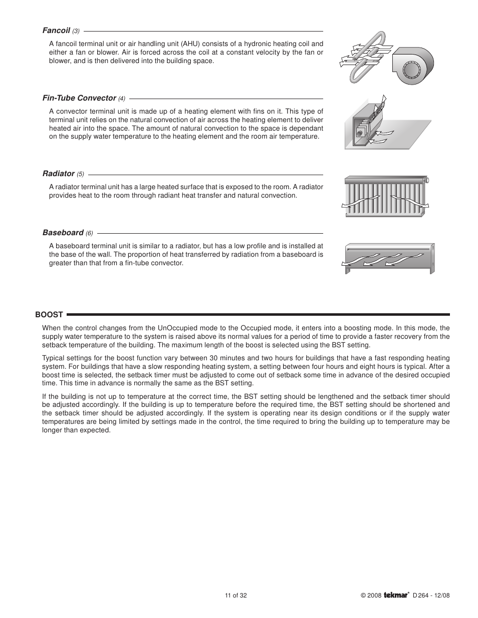 tekmar 264 Boiler Control User Manual | Page 11 / 32