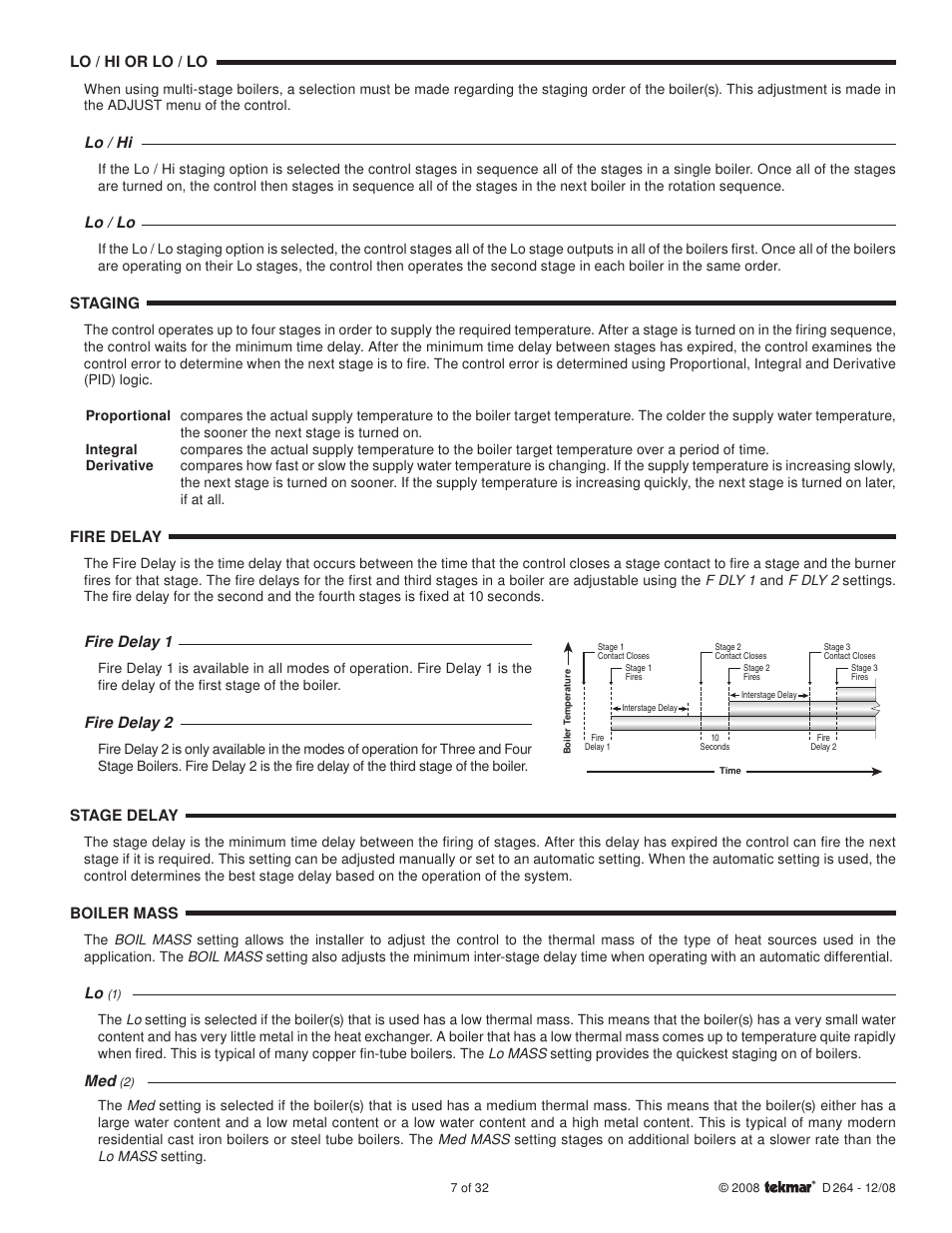 tekmar 264 Boiler Control User Manual | Page 7 / 32