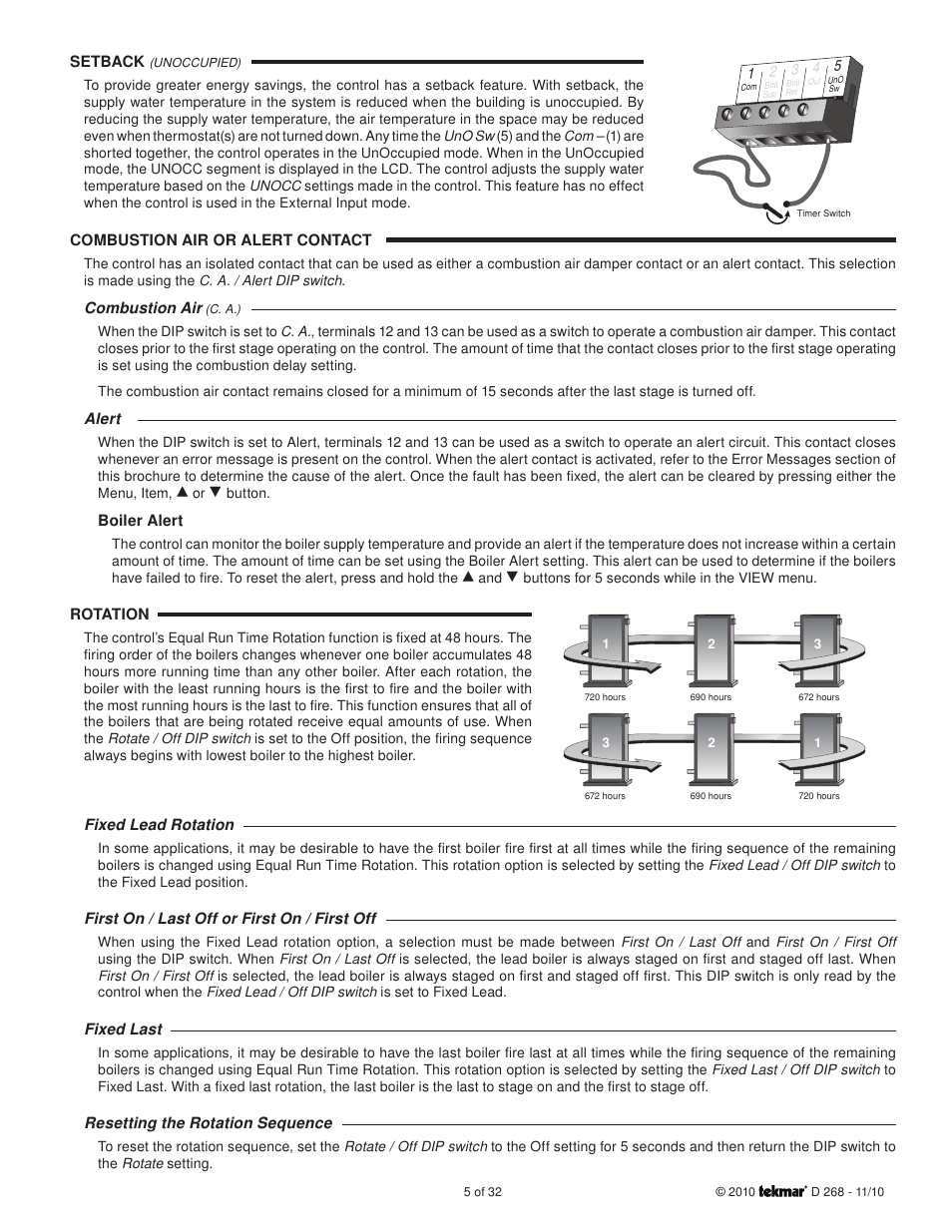 tekmar 268 Boiler Control User Manual | Page 5 / 32