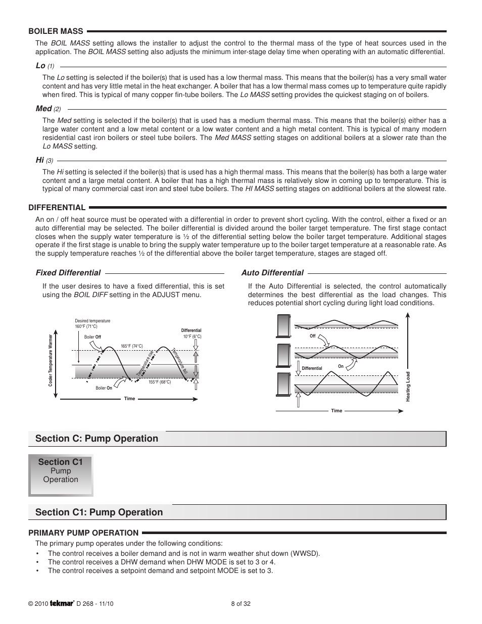 tekmar 268 Boiler Control User Manual | Page 8 / 32