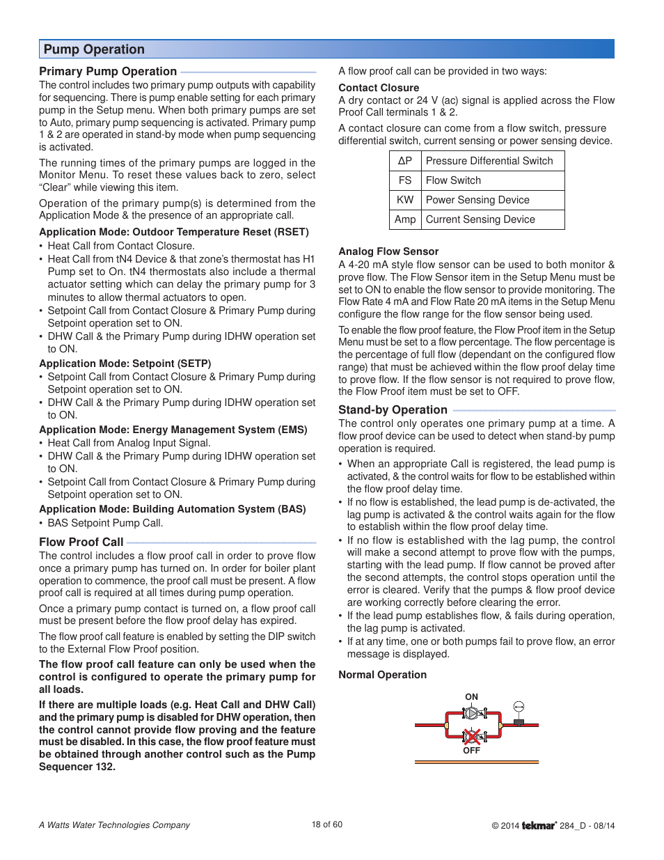 tekmar 284 Boiler Control User Manual | Page 18 / 60