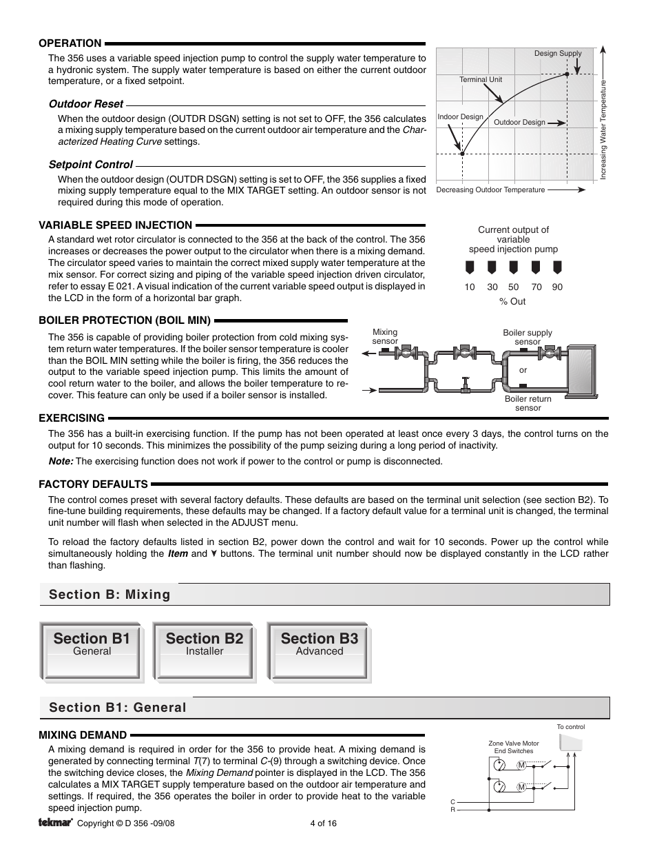 tekmar 356 Mixing Control User Manual | Page 4 / 16