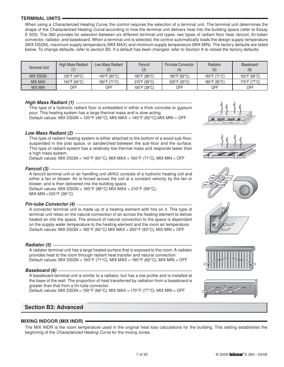 tekmar 360 Mixing Control User Manual | Page 7 / 20