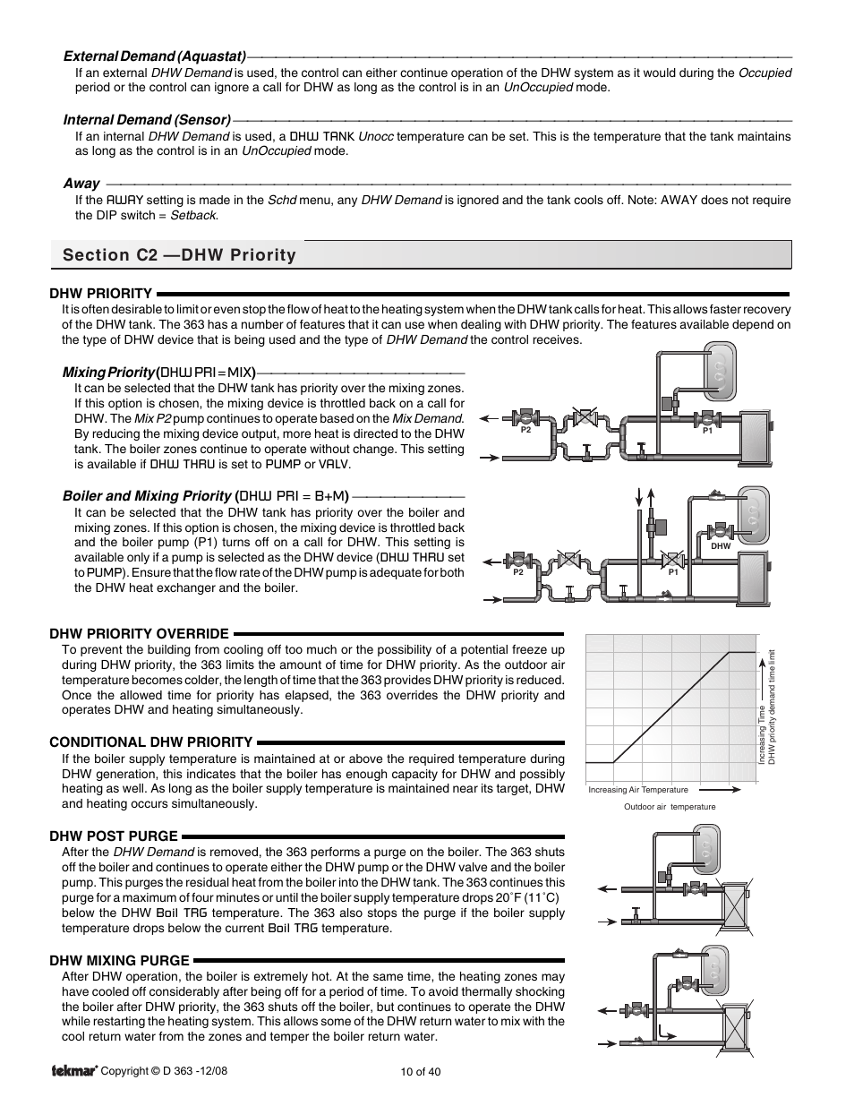 tekmar 363 Universal Reset Control Installation User Manual | Page 10 / 40