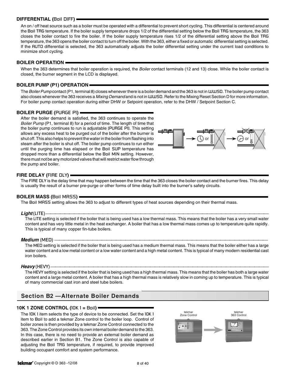 tekmar 363 Universal Reset Control Installation User Manual | Page 8 / 40