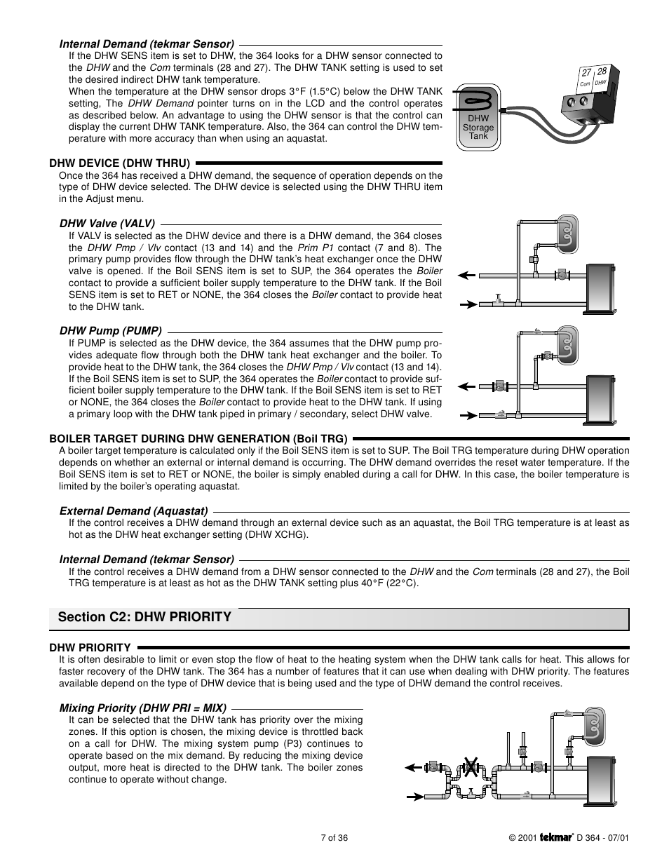 tekmar 364 Universal Reset Control Installation User Manual | Page 7 / 36