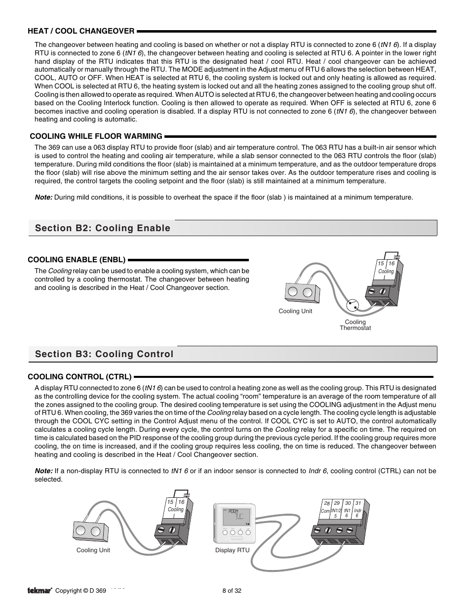 tekmar 369 Zone Control Installation User Manual | Page 8 / 32