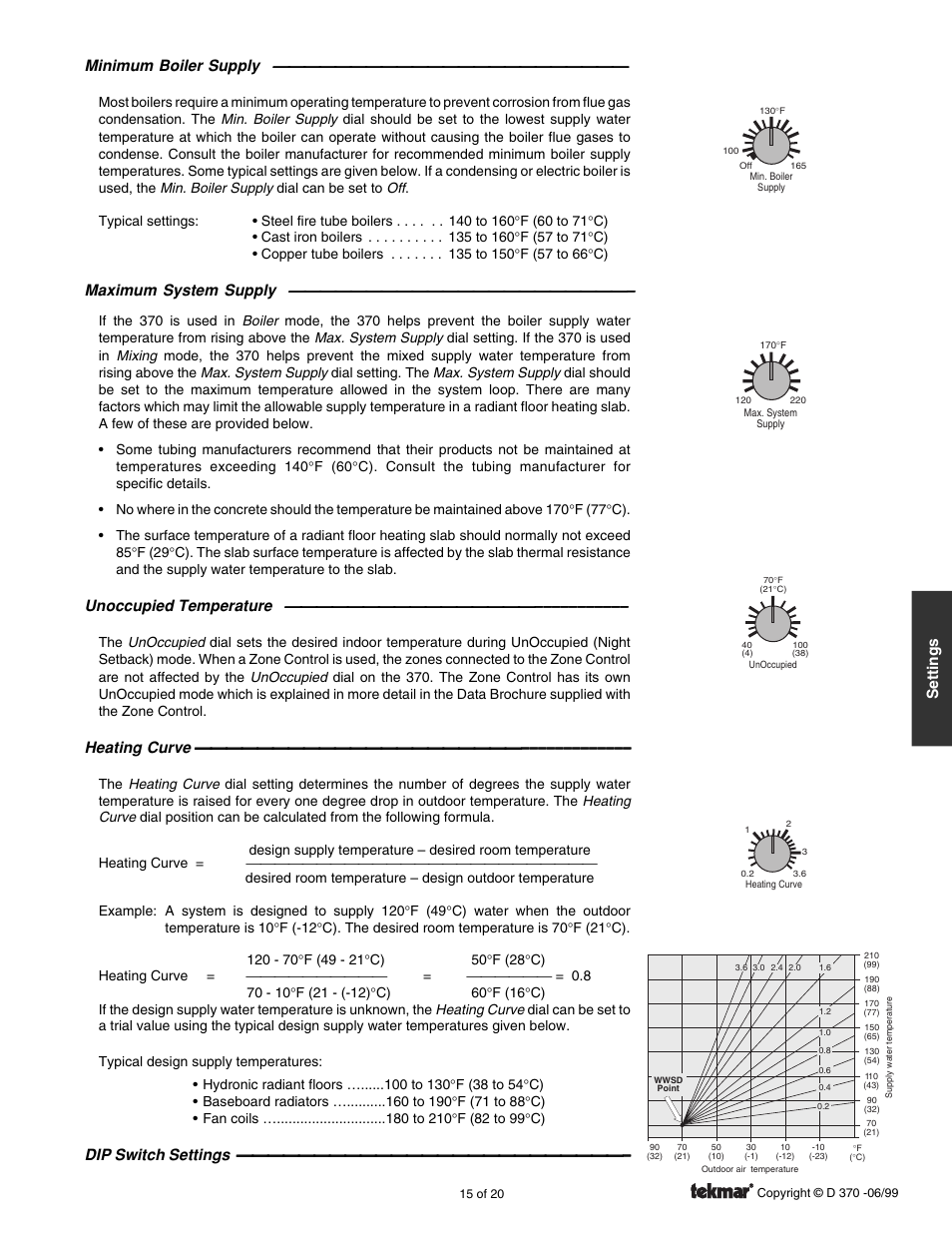 tekmar 370 House Control User Manual | Page 15 / 20