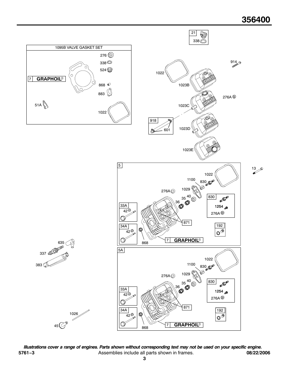 Briggs & Stratton 356400 User Manual | Page 3 / 26