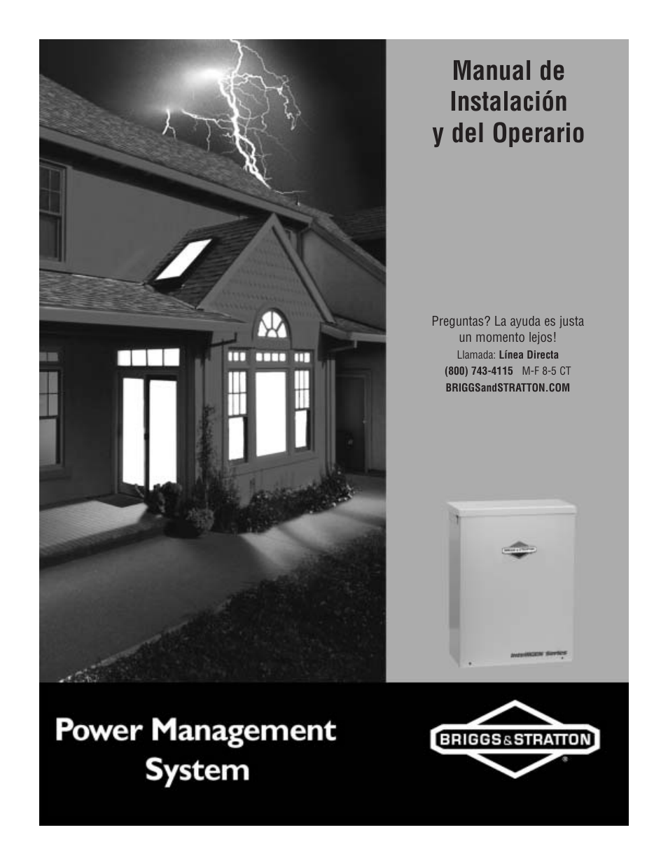 Manual de instalación y del operario | Briggs & Stratton 71013 User Manual | Page 17 / 44