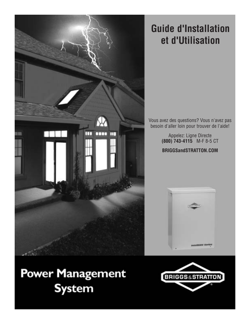 Guide d'installation et d'utilisation | Briggs & Stratton 71013 User Manual | Page 31 / 44