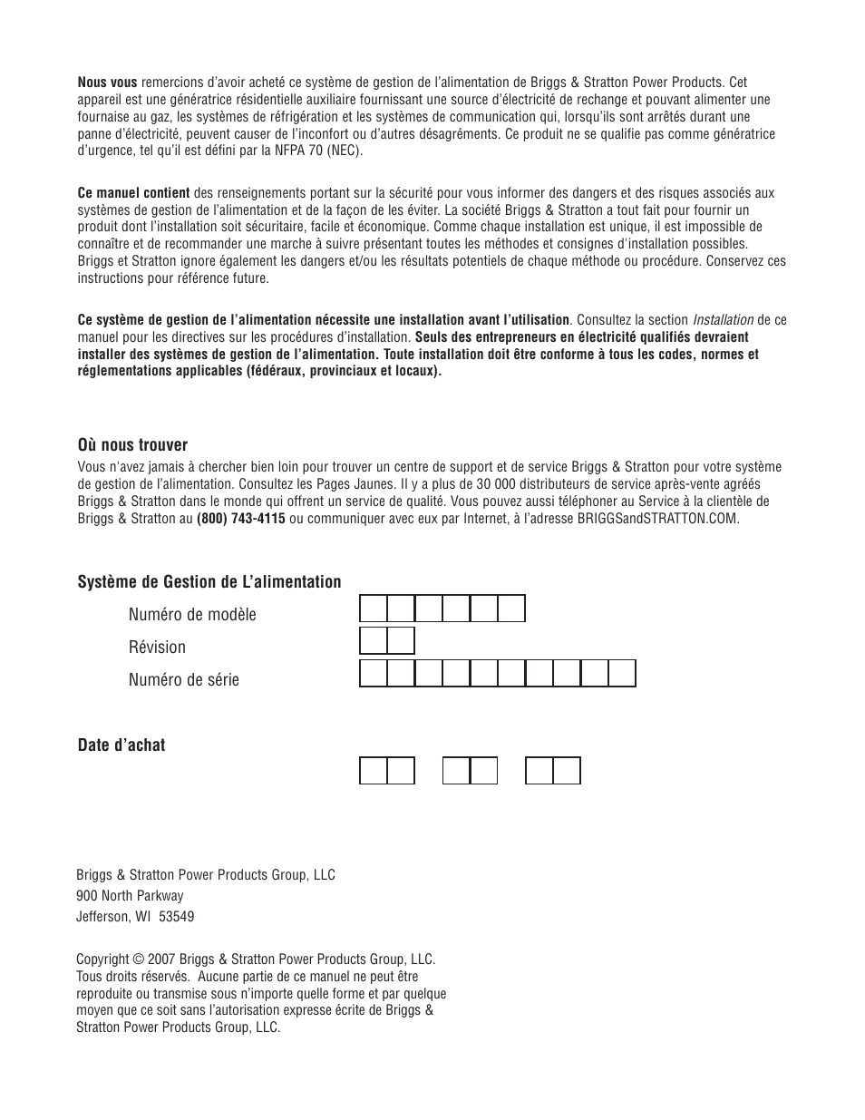 Briggs & Stratton 71013 User Manual | Page 32 / 44