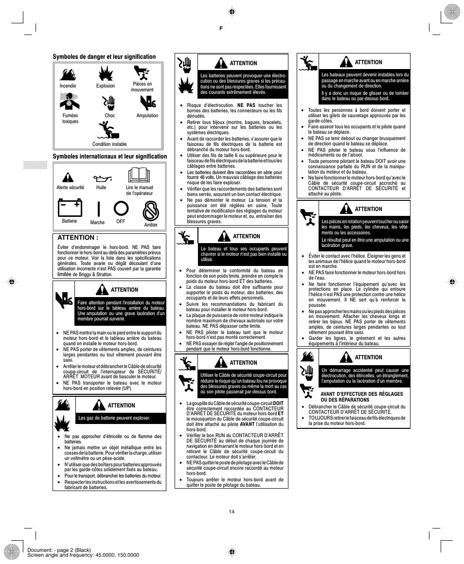 Briggs & Stratton AA0201-0101 User Manual | Page 16 / 24