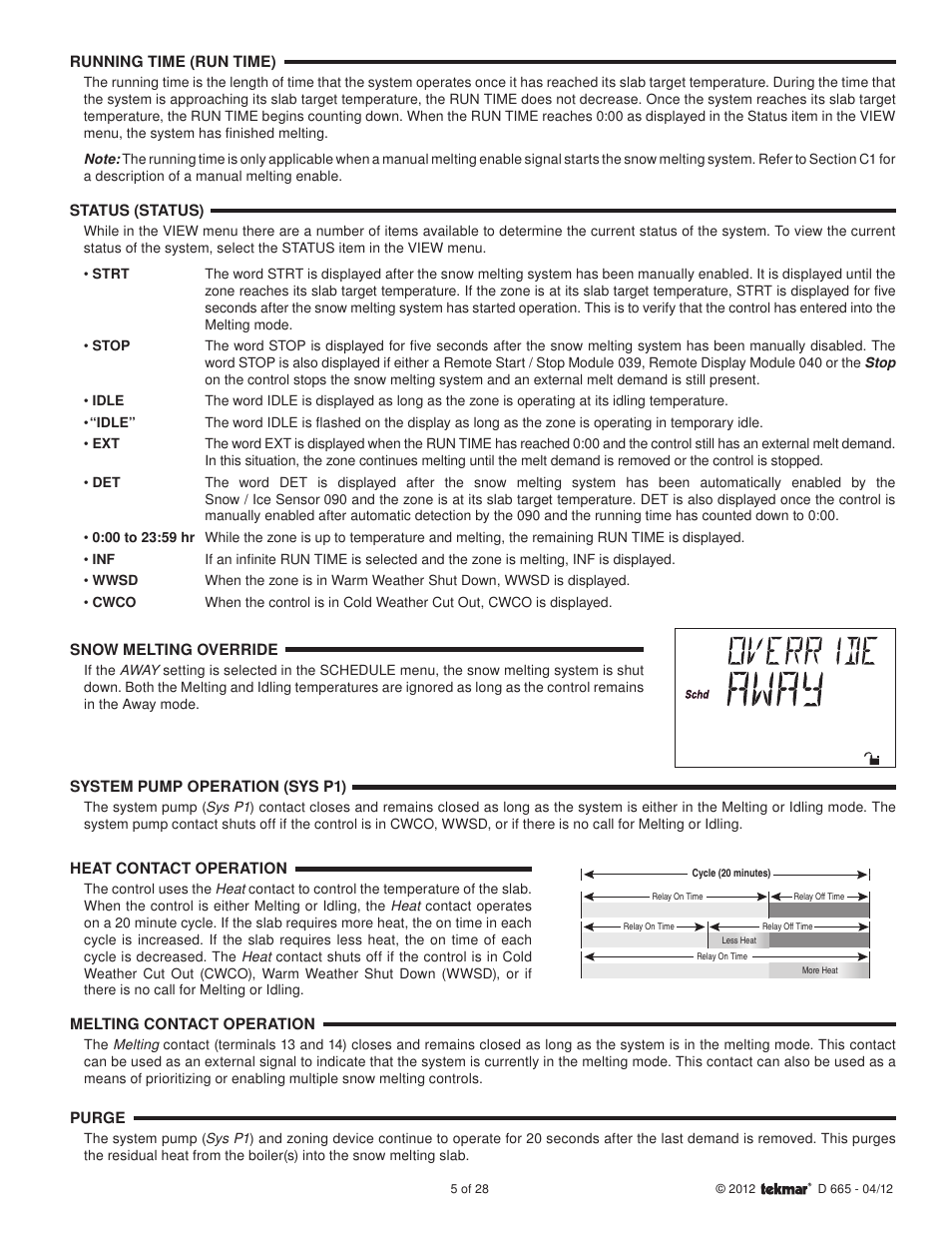 tekmar 665 Snow Detector & Melting Control Installation User Manual | Page 5 / 28