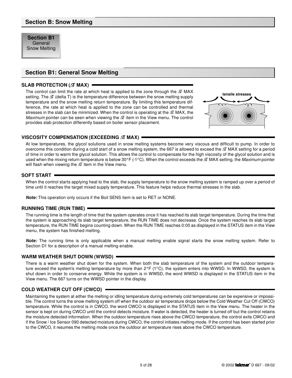 tekmar 667 Snow Detector & Melting Control User Manual | Page 5 / 28