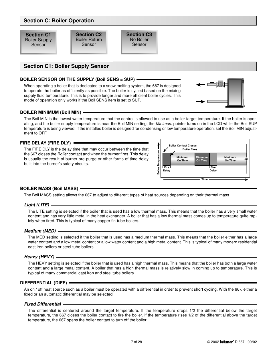 tekmar 667 Snow Detector & Melting Control User Manual | Page 7 / 28