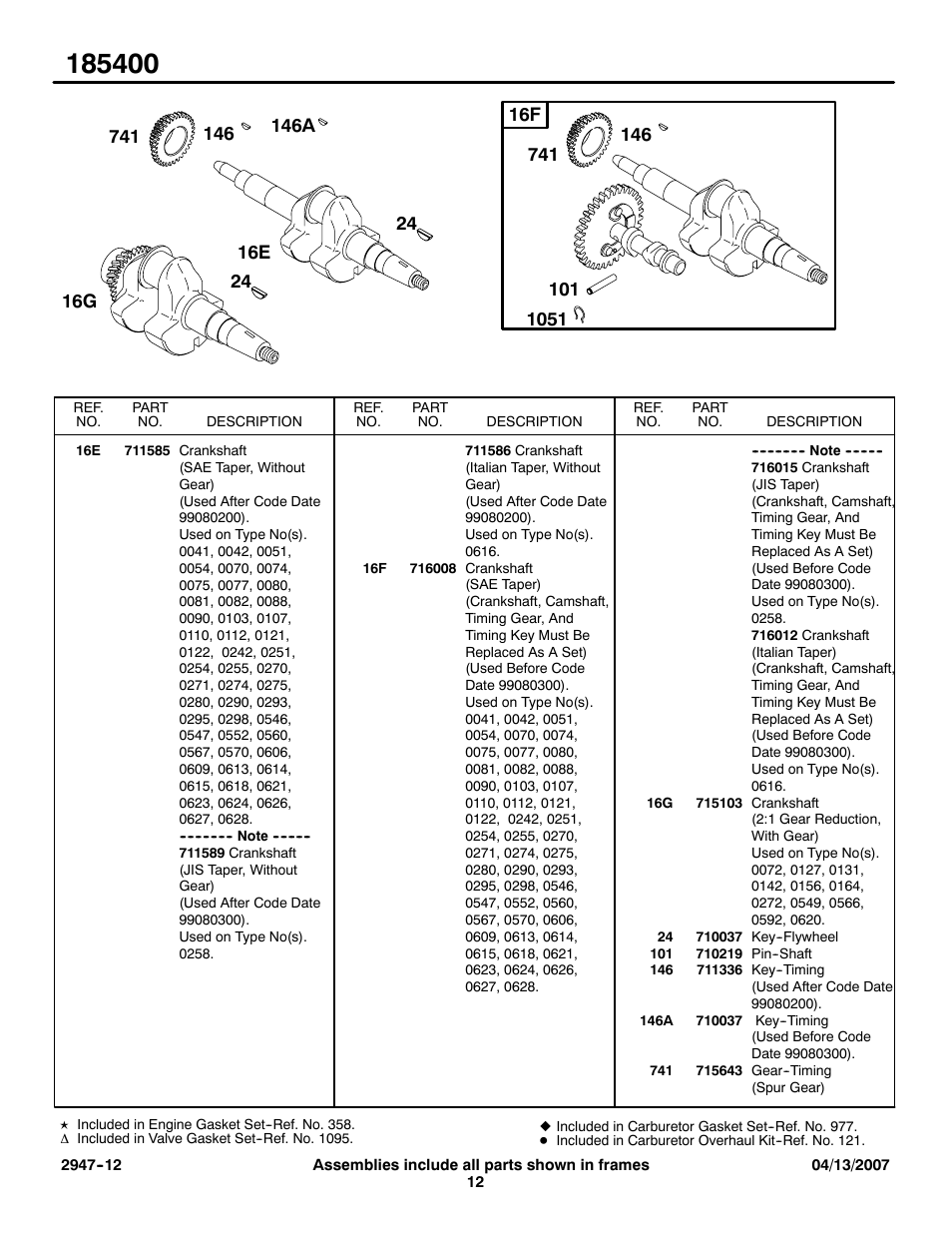 Briggs & Stratton 185400 User Manual | Page 12 / 34