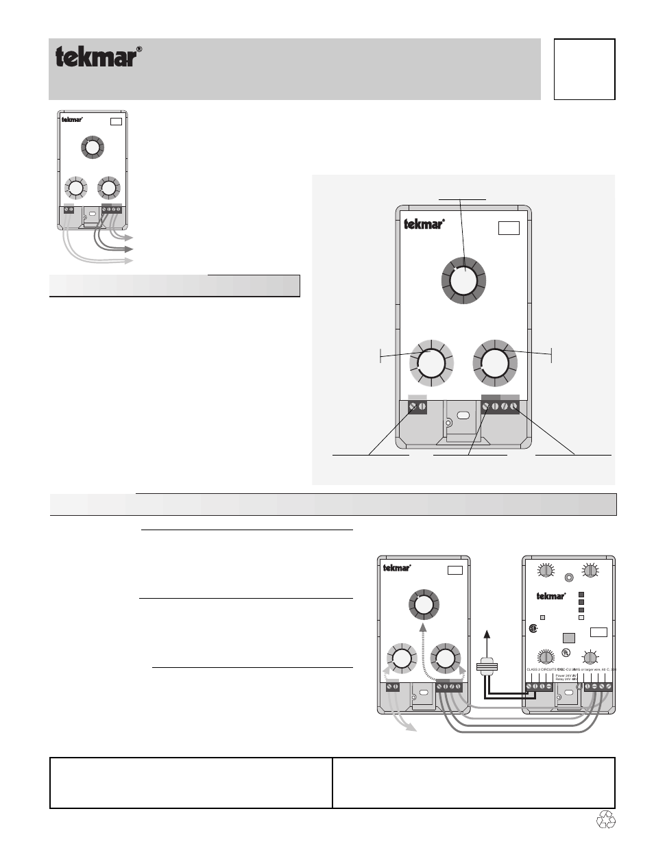 tekmar 10K Temperature Simulator 002 User Manual | 1 page