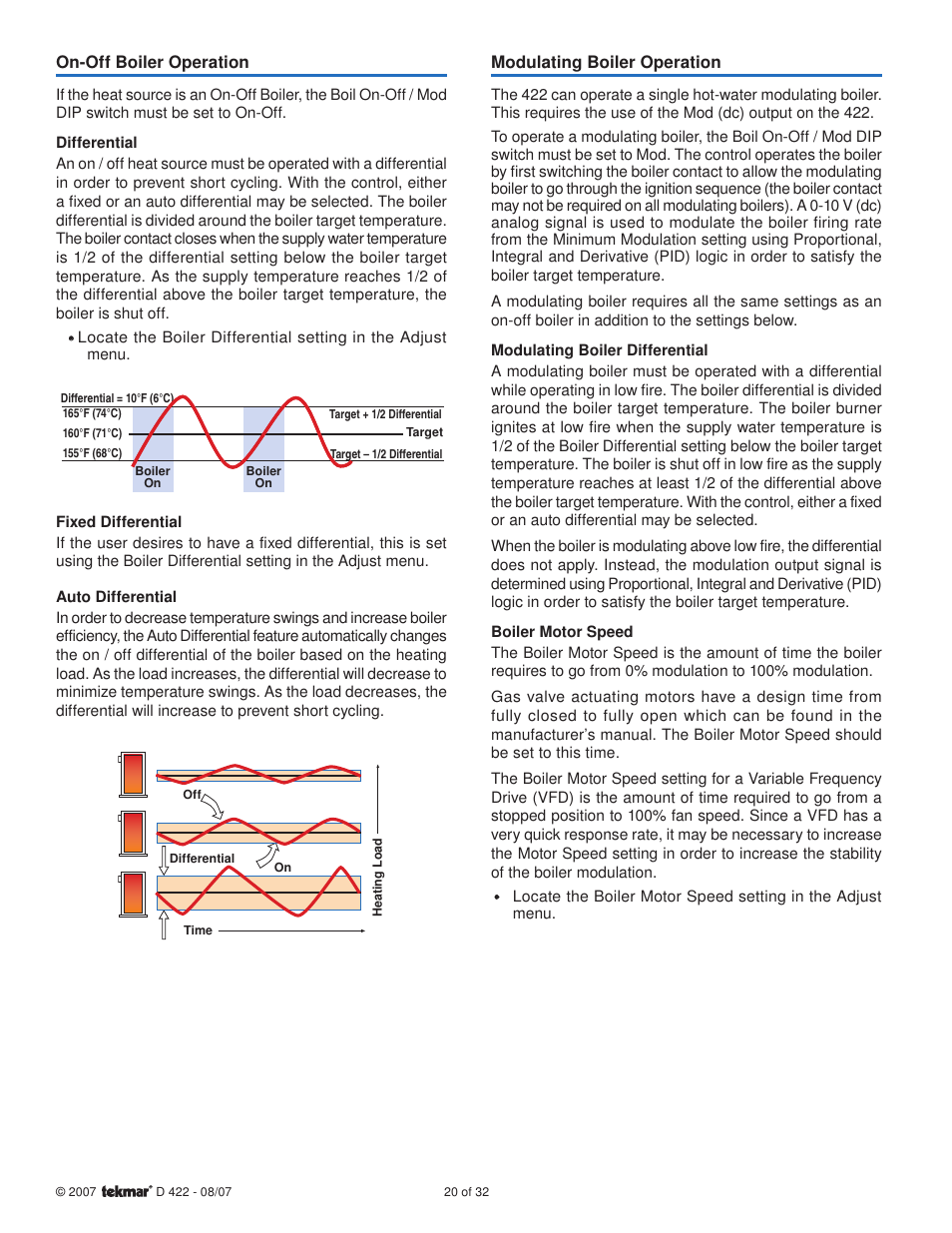 tekmar 422 Universal Reset Module User Manual | Page 20 / 32