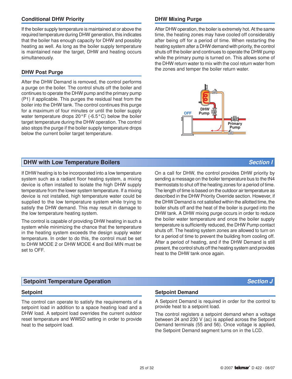 tekmar 422 Universal Reset Module User Manual | Page 25 / 32