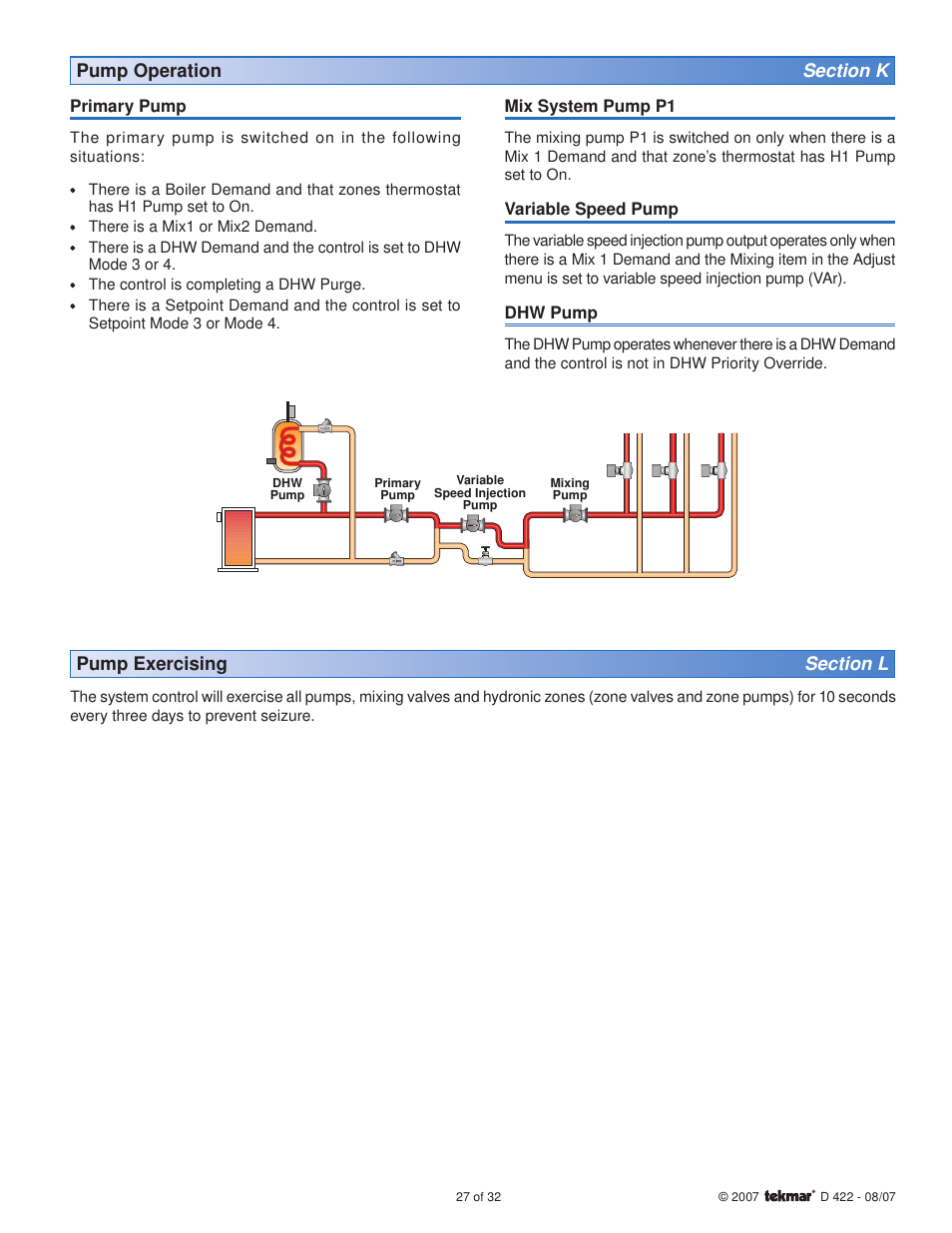 tekmar 422 Universal Reset Module User Manual | Page 27 / 32