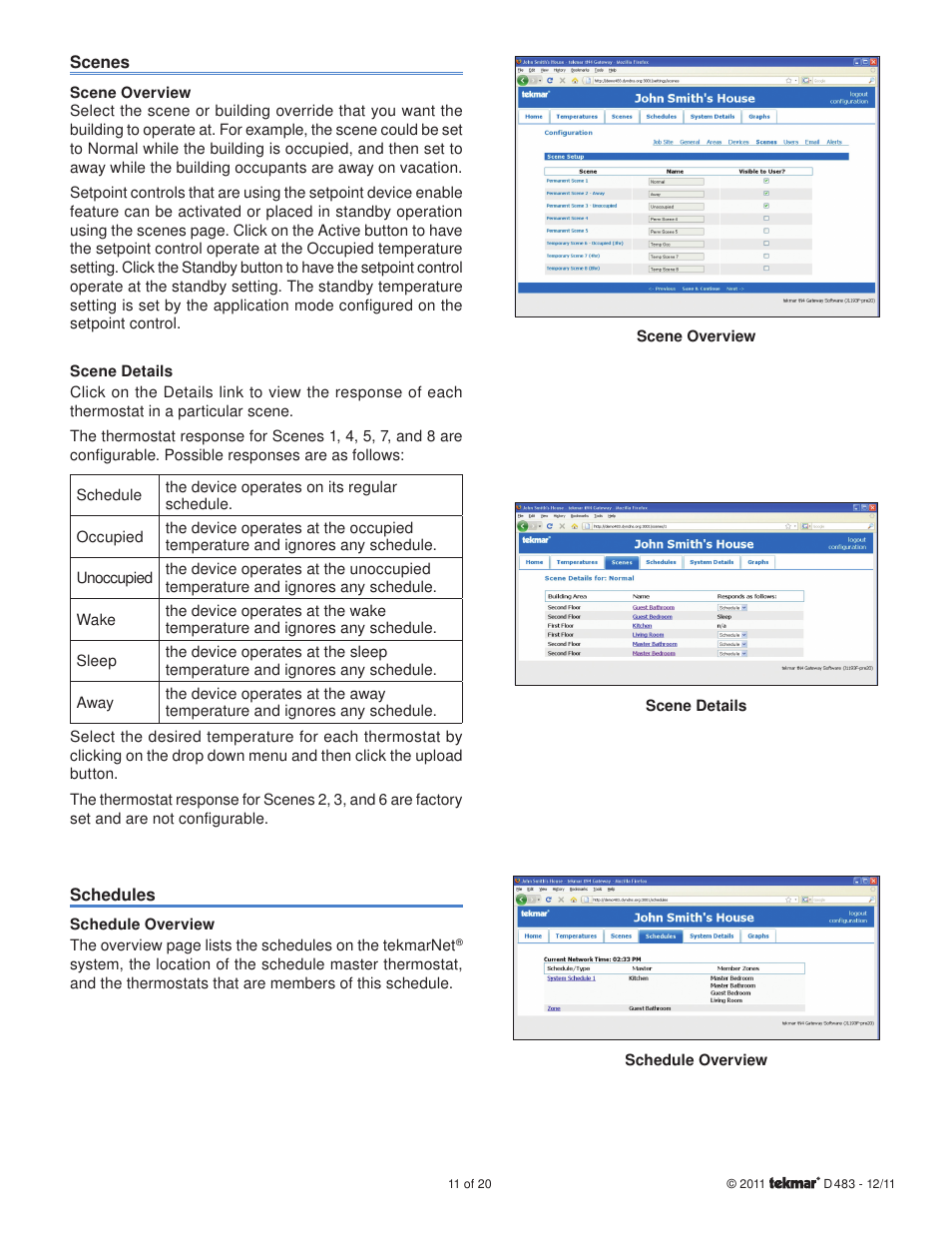 tekmar 483 tN4 Gateway User Manual | Page 11 / 20
