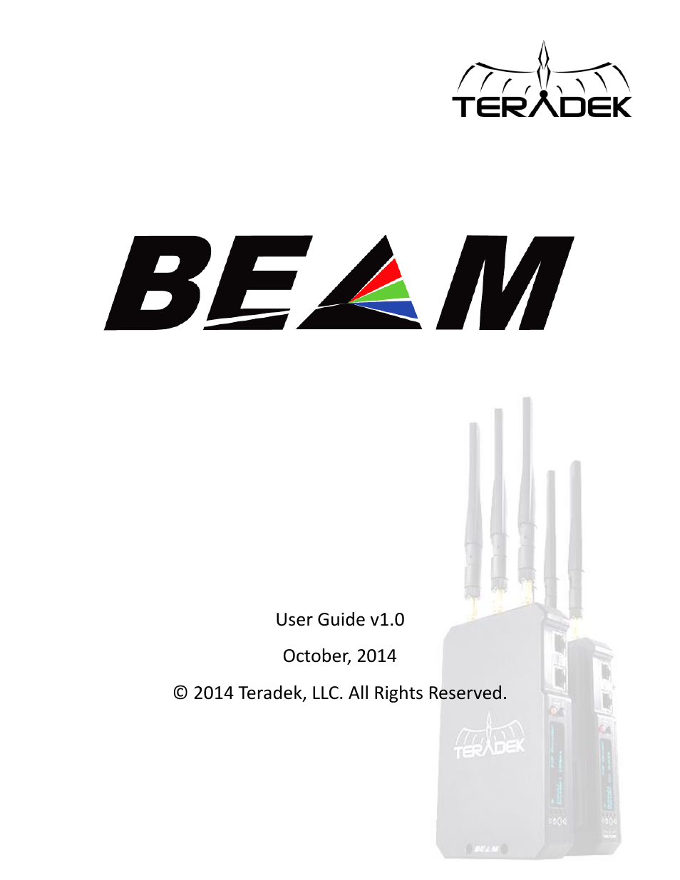 Teradek Beam User Manual | 29 pages