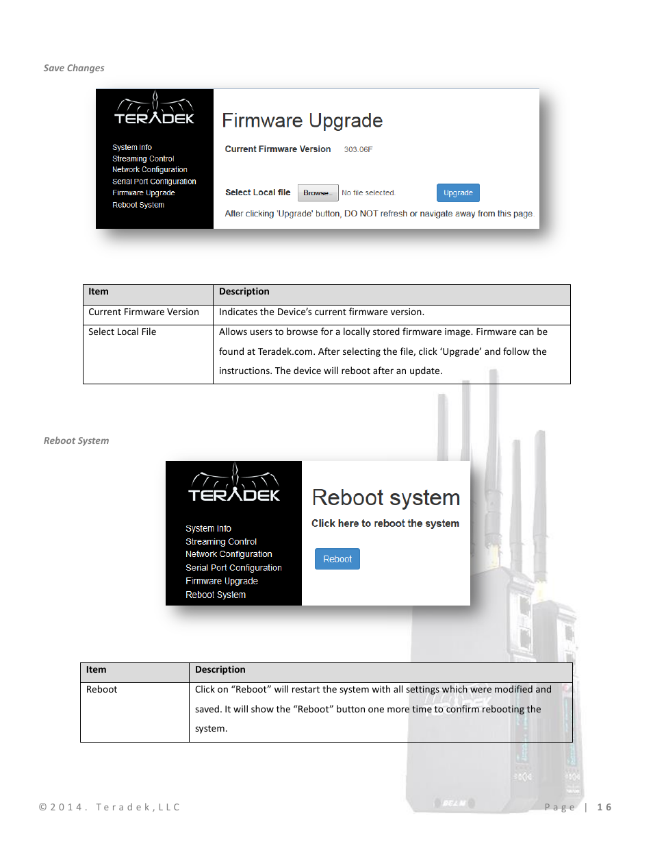 Teradek Beam User Manual | Page 18 / 29